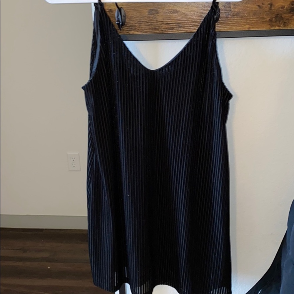 Wild Fable Black Slip Flapper Dress size medium